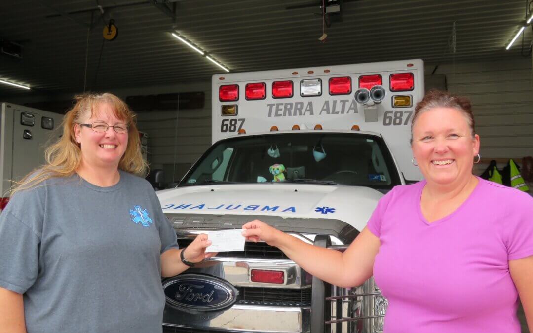 50th Anniversary Property Owners Committee Donates to the Terra Alta Ambulance Squad